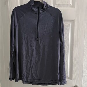Under Armour HeatGear Navy Quarter-Zip Pullover